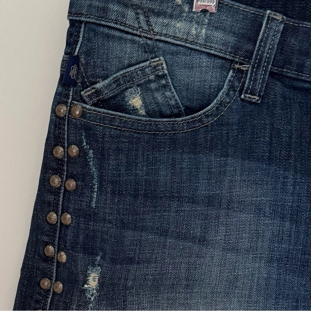 Rock & Republic Bumpershoot Denim Studded Shorts